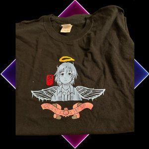 New Haibane Renmei Black anime manga xl tee t-shirt rakka a185